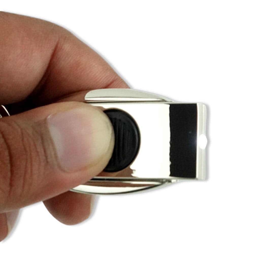 Metal Keychain With Torch Engraved | With Your Business Name or Logo