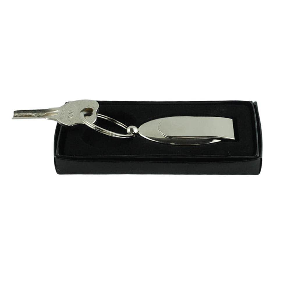 Metal Keychain With Torch Engraved | With Your Business Name or Logo