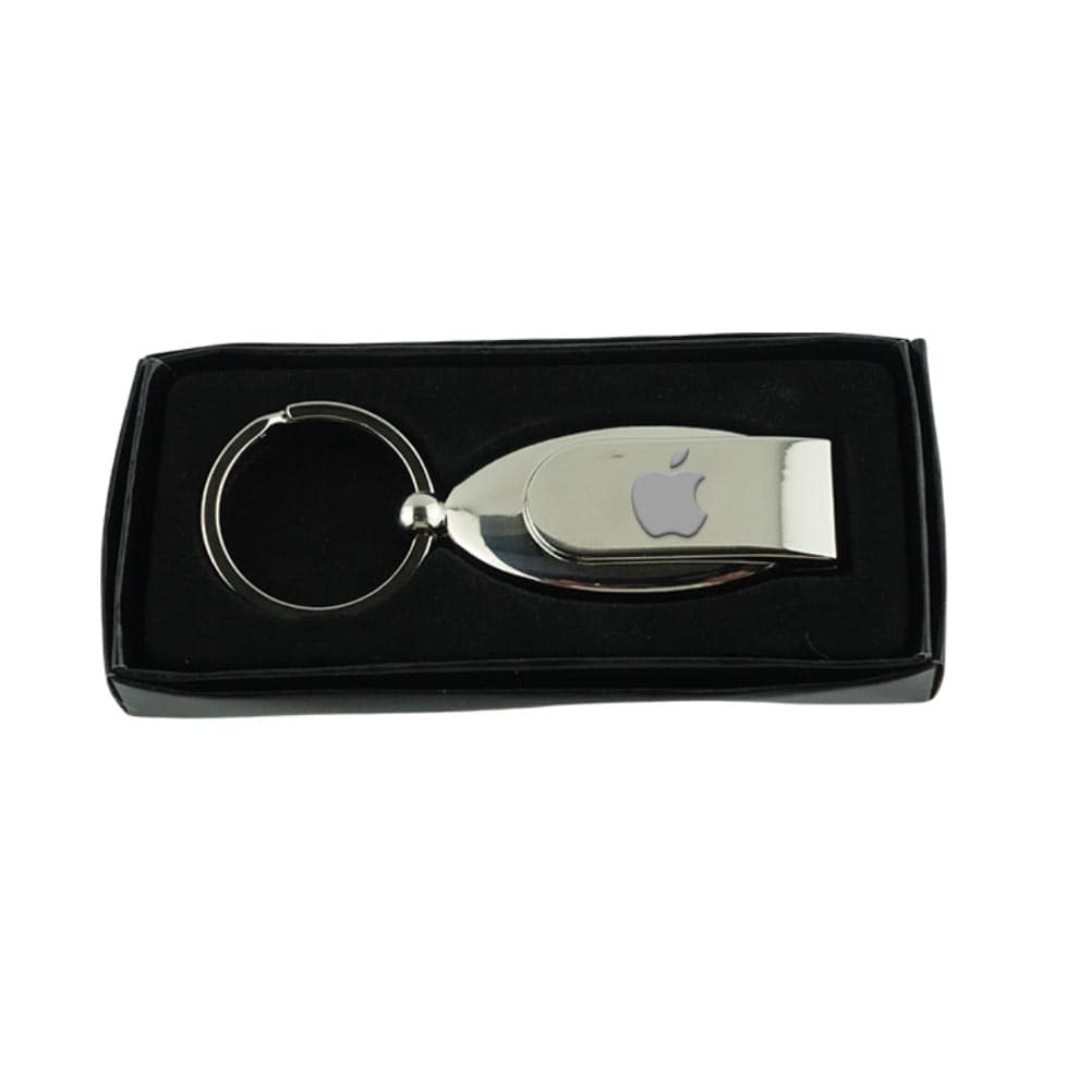Metal Keychain With Torch Engraved | With Your Business Name or Logo