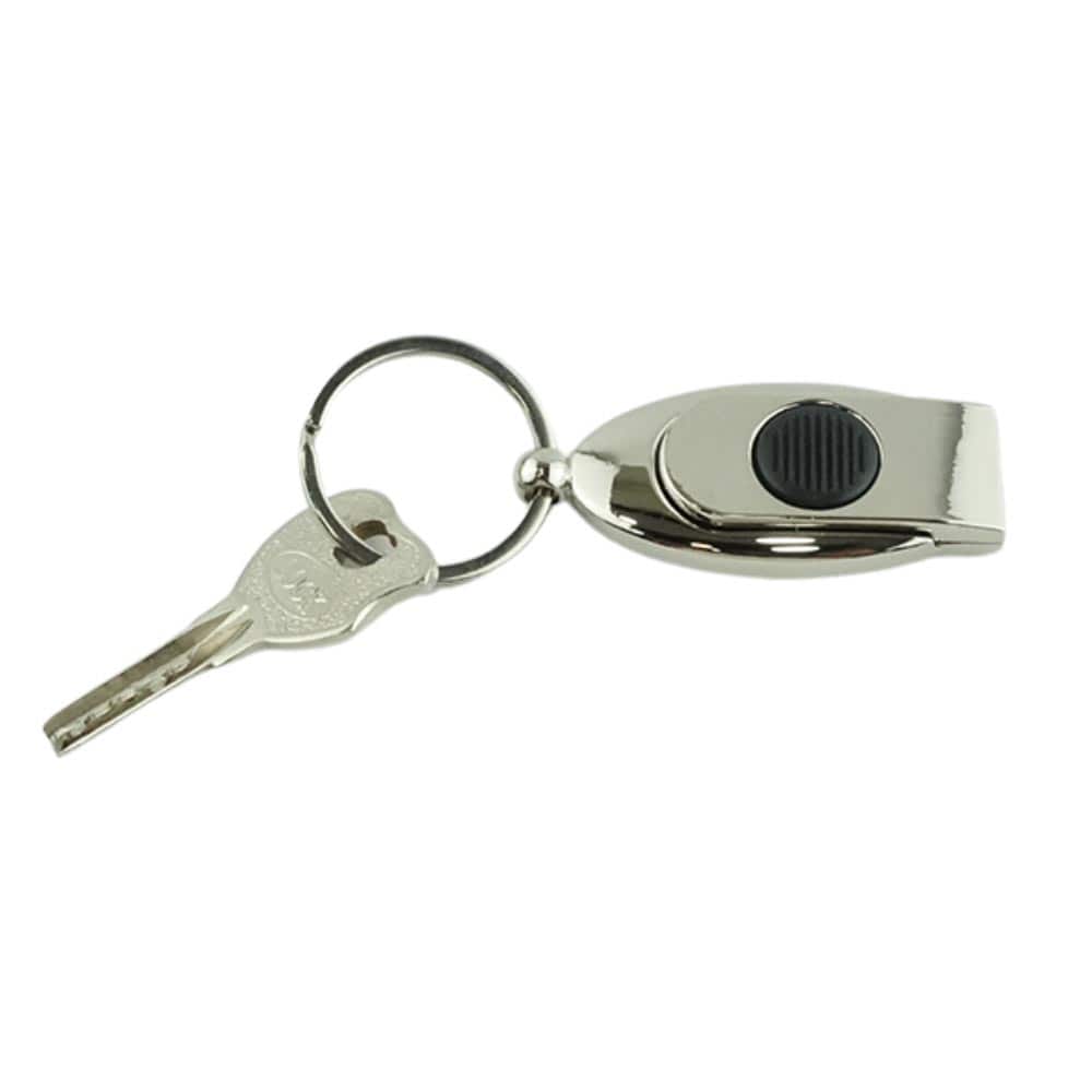 Metal Keychain With Torch Engraved | With Your Business Name or Logo