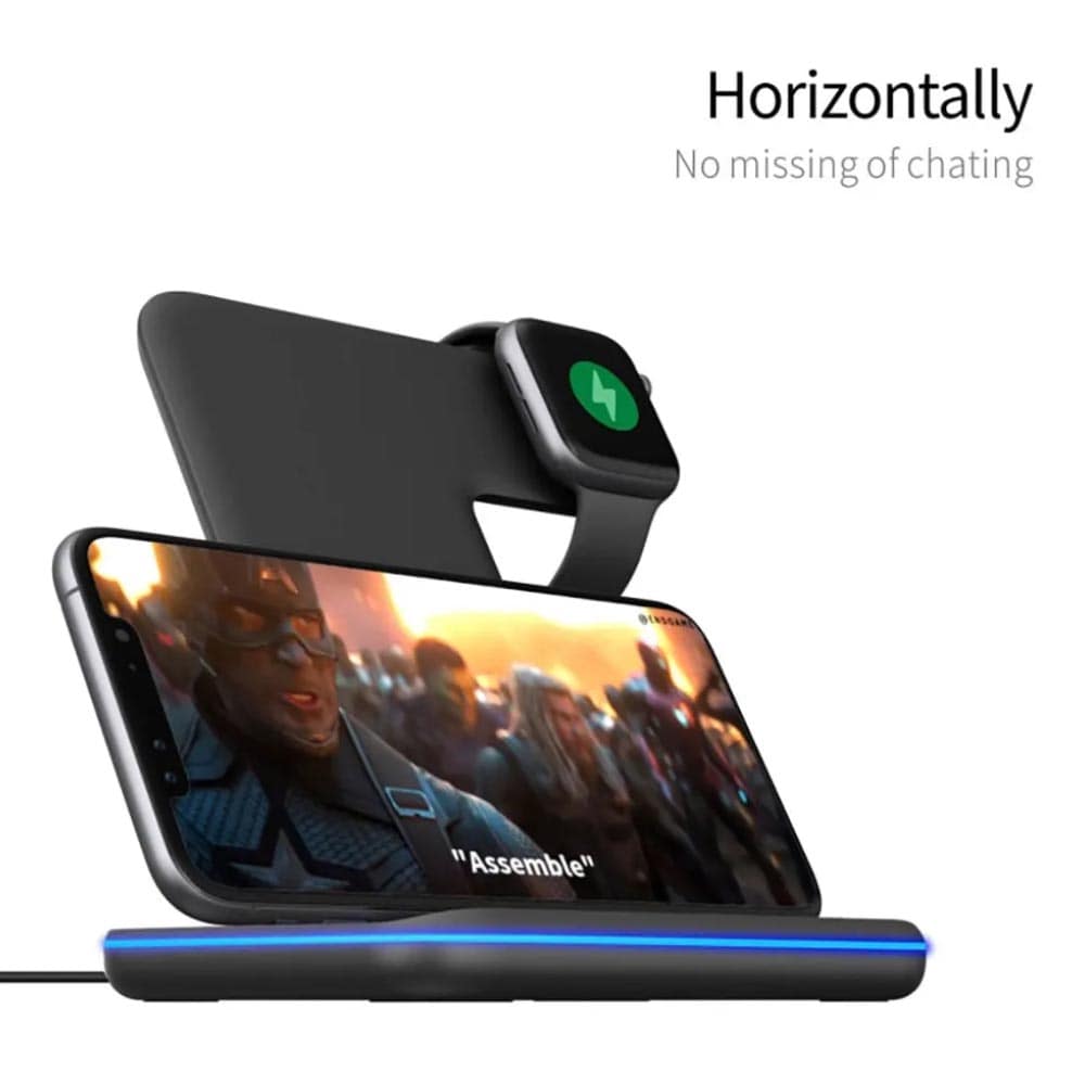 Executive Wireless Charger For Mobile Phone, Airpods & Smart Watch | With Your Business Name or Logo