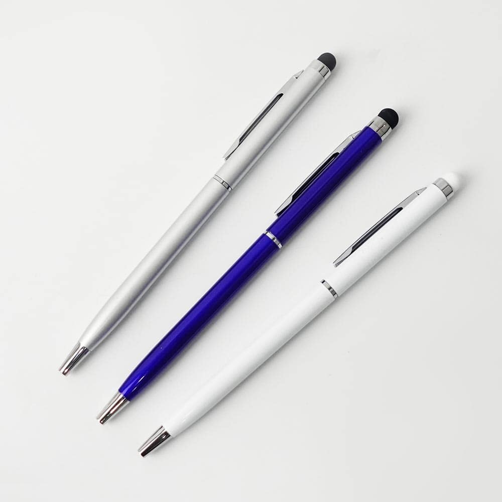Metallic Pen With Stylus | With Your Business Name or Logo