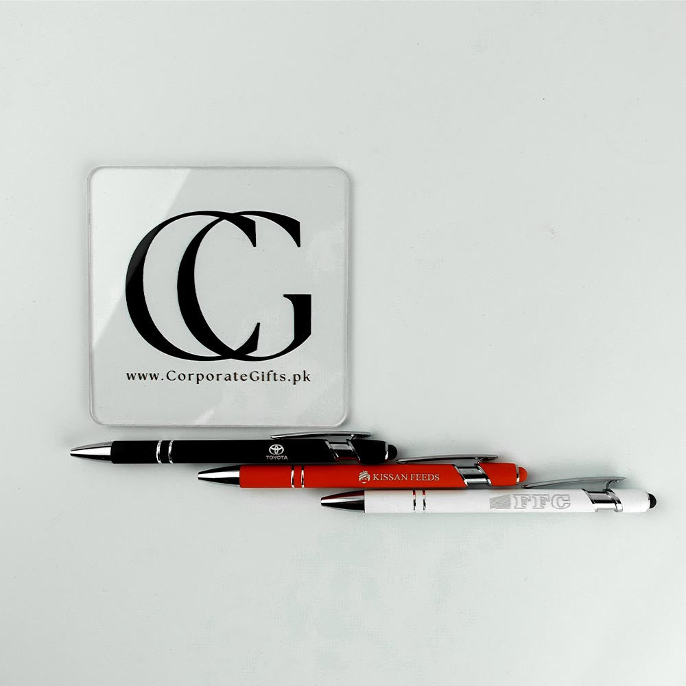 Premium Metal Ball Pen With Stylus | With Your Business Name or Logo