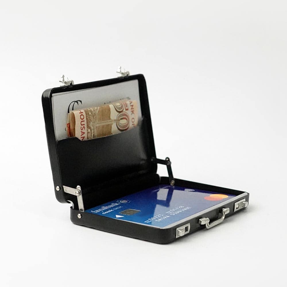 Briefcase RFID Blocking Cards Holder Wallet | With Your Business Name or Logo