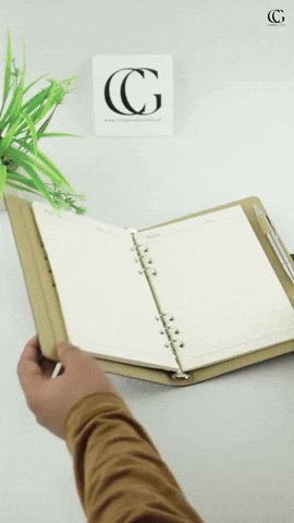 Leatherette Executive Journal Diary With Magnetic Closing, Pen Holder & Cards Holders Engraved | With Your Business Name or Logo