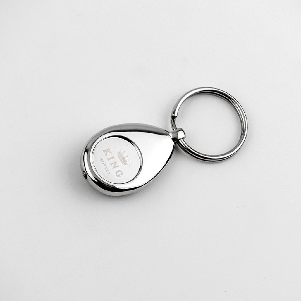 Oval Torch Keychain | With Your Business Name or Logo