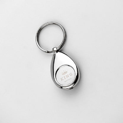 Oval Torch Keychain | With Your Business Name or Logo