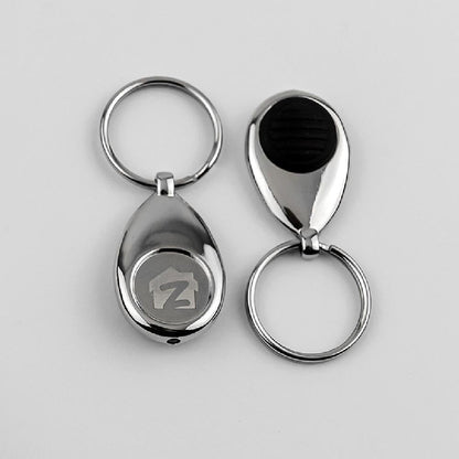 Oval Torch Keychain | With Your Business Name or Logo