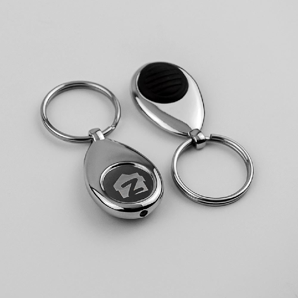 Oval Torch Keychain | With Your Business Name or Logo