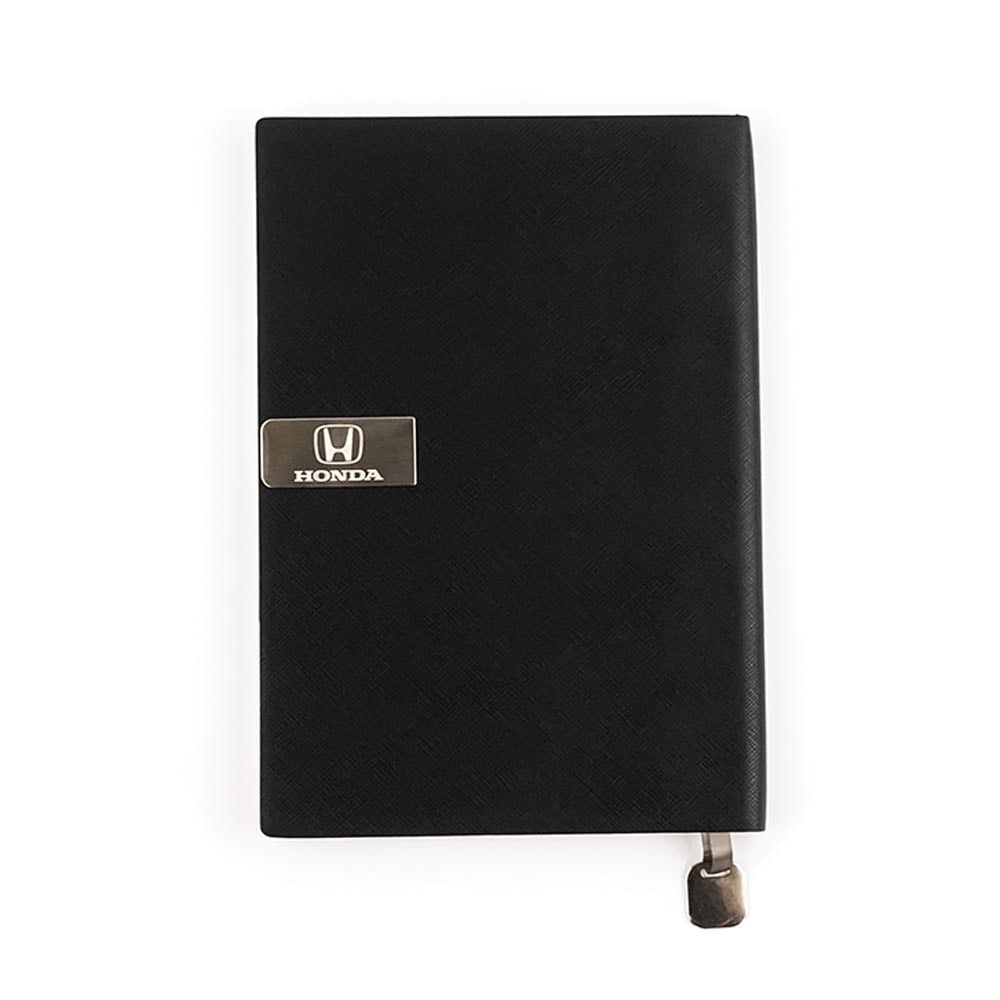 Metal Bookmark Leatherette Diary/ Journal | With Your Business Name or Logo