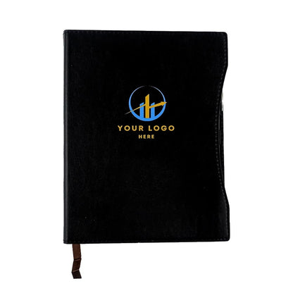 Leather Diary with Pen | With Your Business Name or Logo