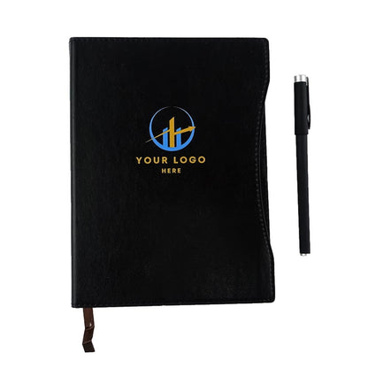 Leather Diary with Pen | With Your Business Name or Logo