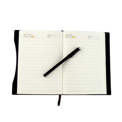 Leather Diary with Pen | With Your Business Name or Logo