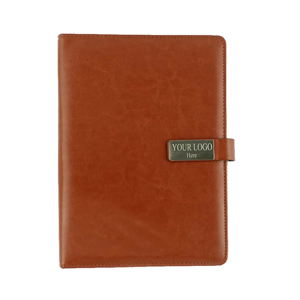 Leatherette Executive Journal Diary With Magnetic Closing, Pen Holder & Cards Holders Engraved | With Your Business Name or Logo