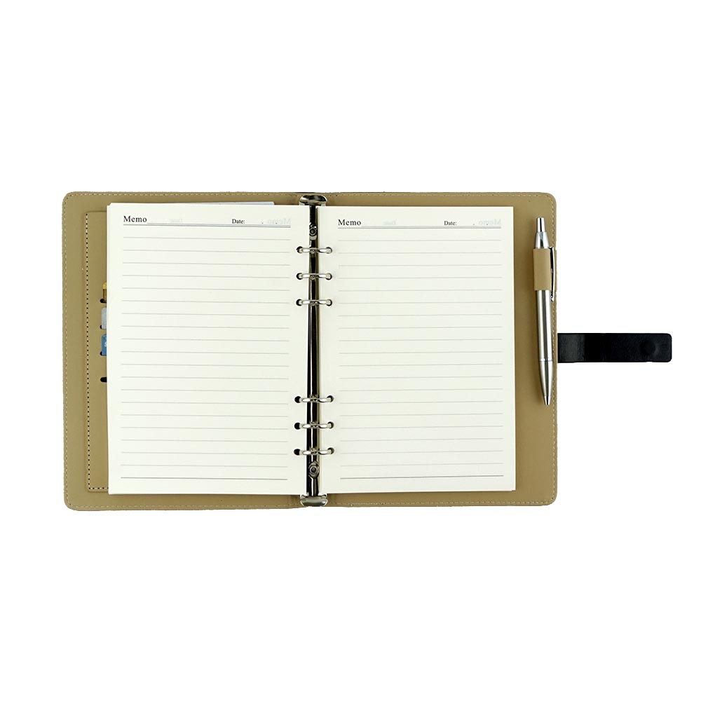 Leatherette Executive Journal Diary With Magnetic Closing, Pen Holder & Cards Holders Engraved | With Your Business Name or Logo