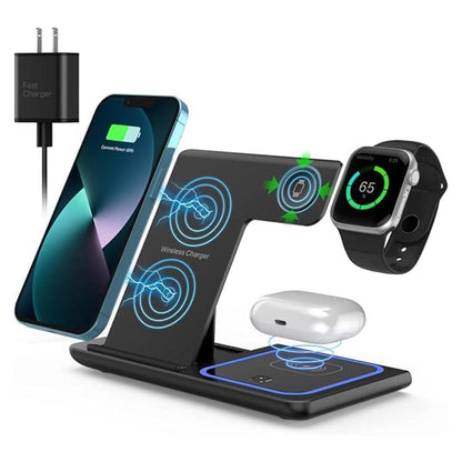 Executive Wireless Charger For Mobile Phone, Airpods & Smart Watch| With Your Business Name or Logo