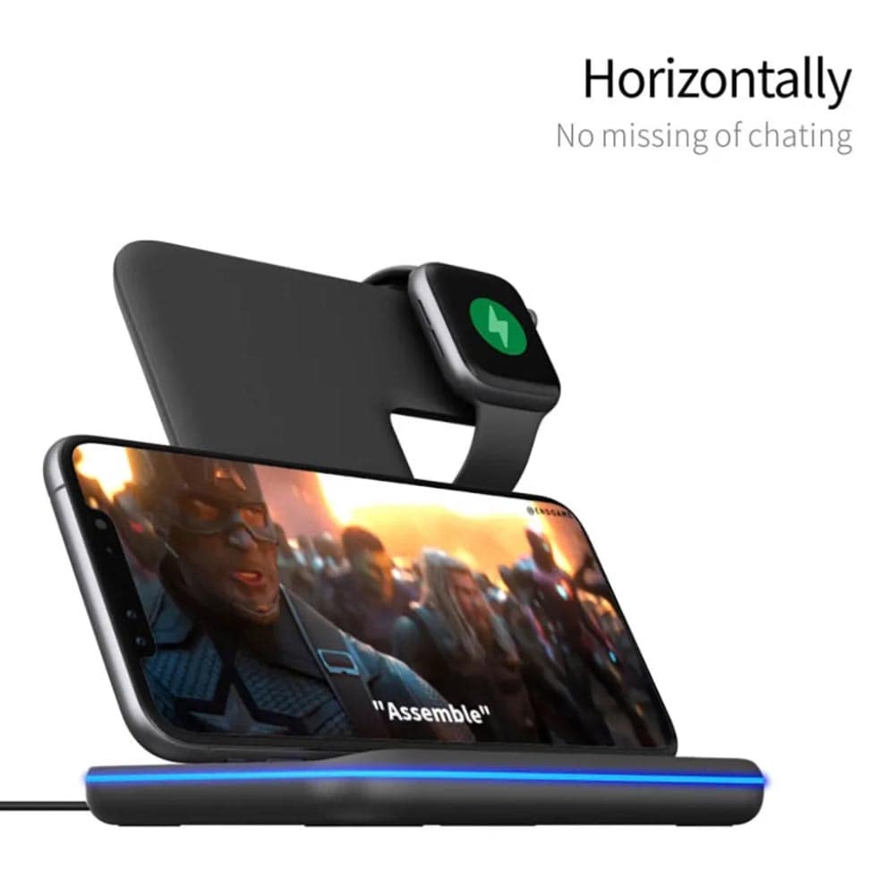 Executive Wireless Charger For Mobile Phone, Airpods & Smart Watch| With Your Business Name or Logo