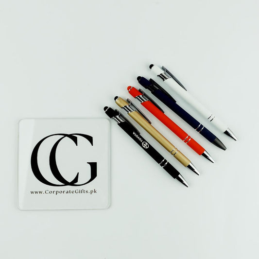 Premium Metal Ball Pen With Stylus | With Your Business Name or Logo