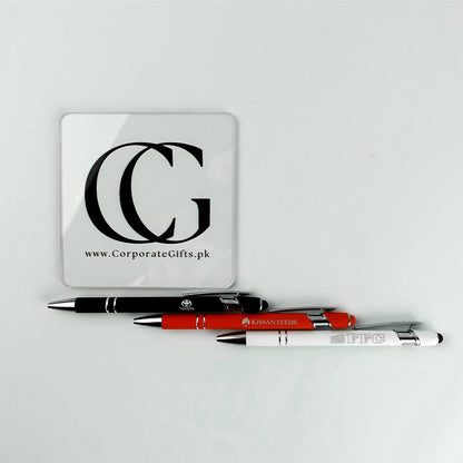 Premium Metal Ball Pen With Stylus | With Your Business Name or Logo