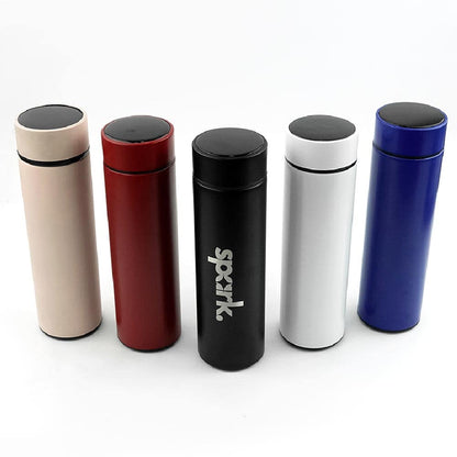 OLED Temperature Display Smart Travel Bottle Mug | 500ml | With Your Business Name or Logo