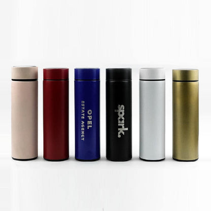 OLED Temperature Display Smart Travel Bottle Mug | 500ml | With Your Business Name or Logo