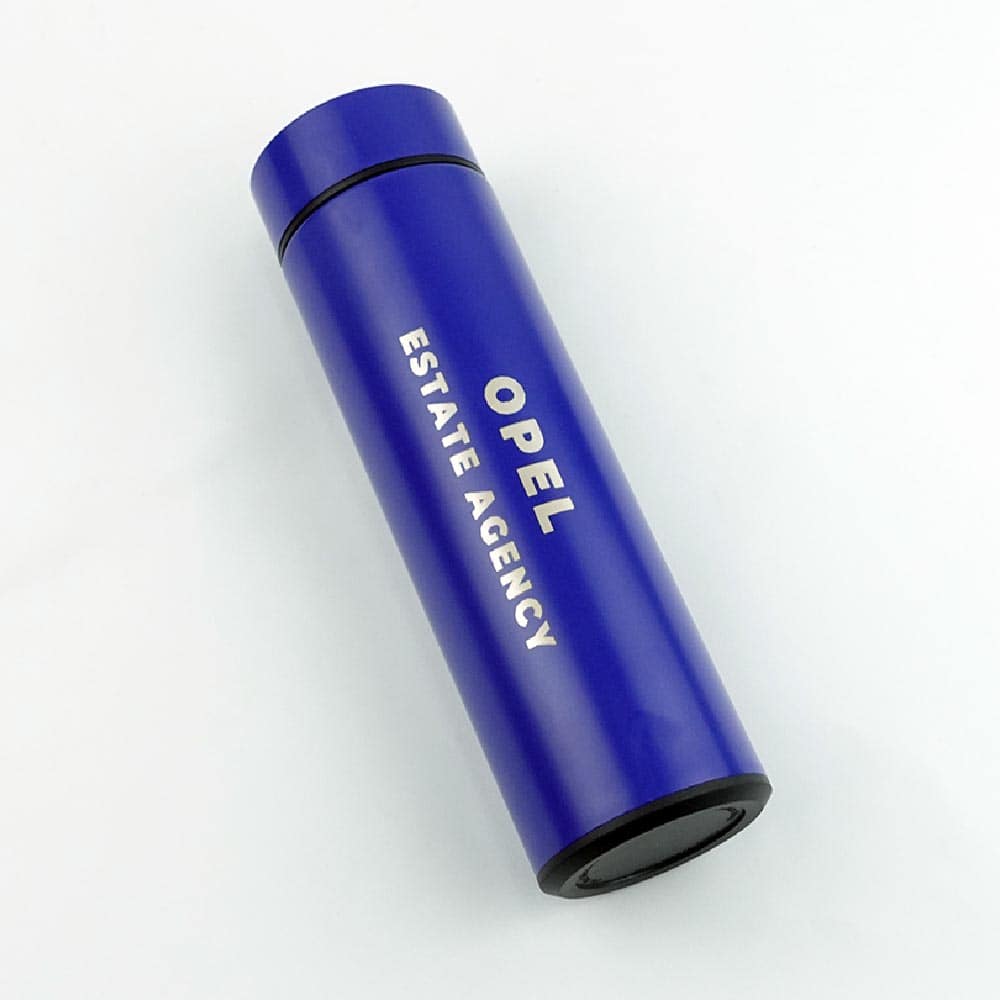 OLED Temperature Display Smart Travel Bottle Mug | 500ml | With Your Business Name or Logo