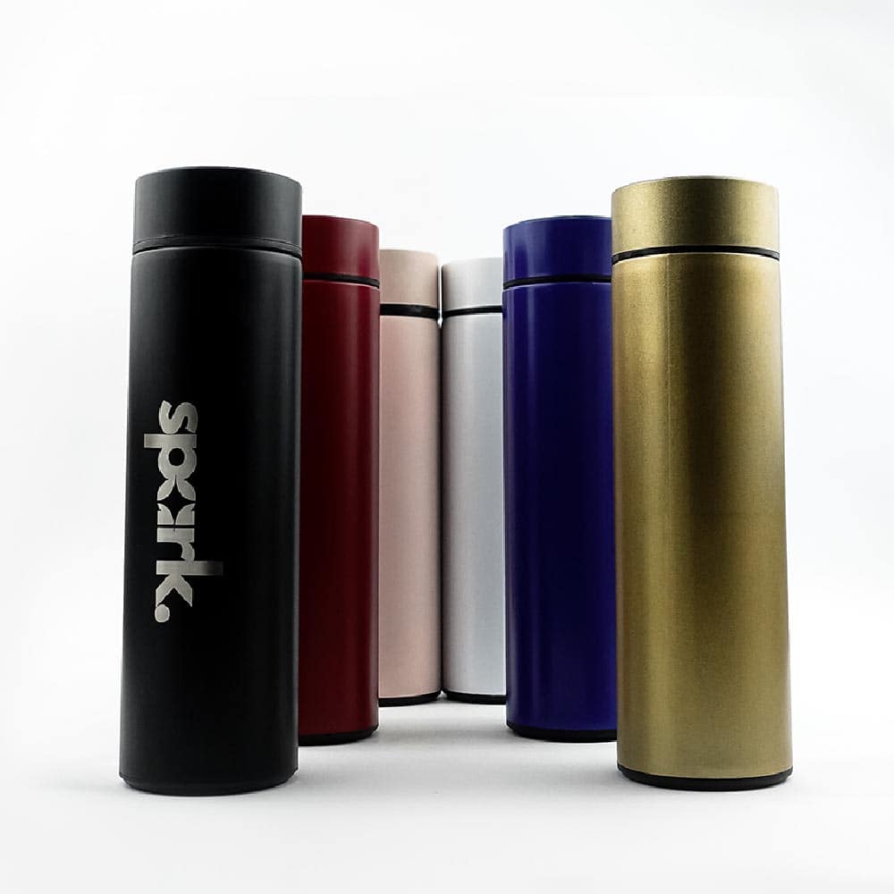 OLED Temperature Display Smart Travel Bottle Mug | 500ml | With Your Business Name or Logo