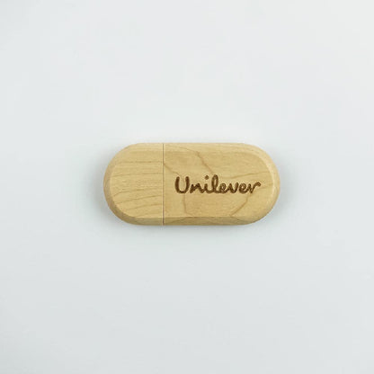 Wooden USB Drive With Box | With Your Business Name