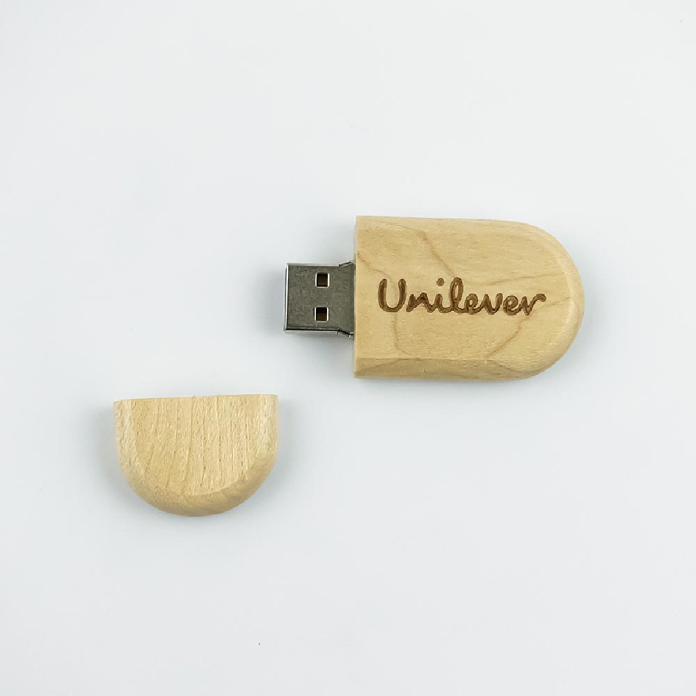 Wooden USB Drive With Box | With Your Business Name