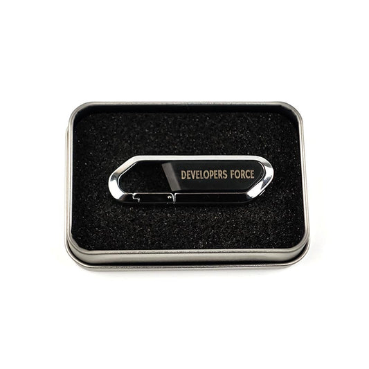 Metal Flip USB Drive With Hook | With Your Business Name or Logo