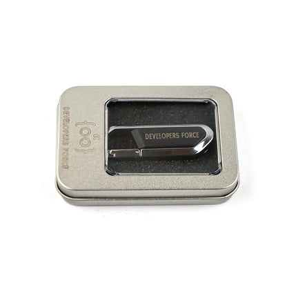 Metal Flip USB Drive With Hook | With Your Business Name or Logo