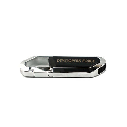 Metal Flip USB Drive With Hook | With Your Business Name or Logo