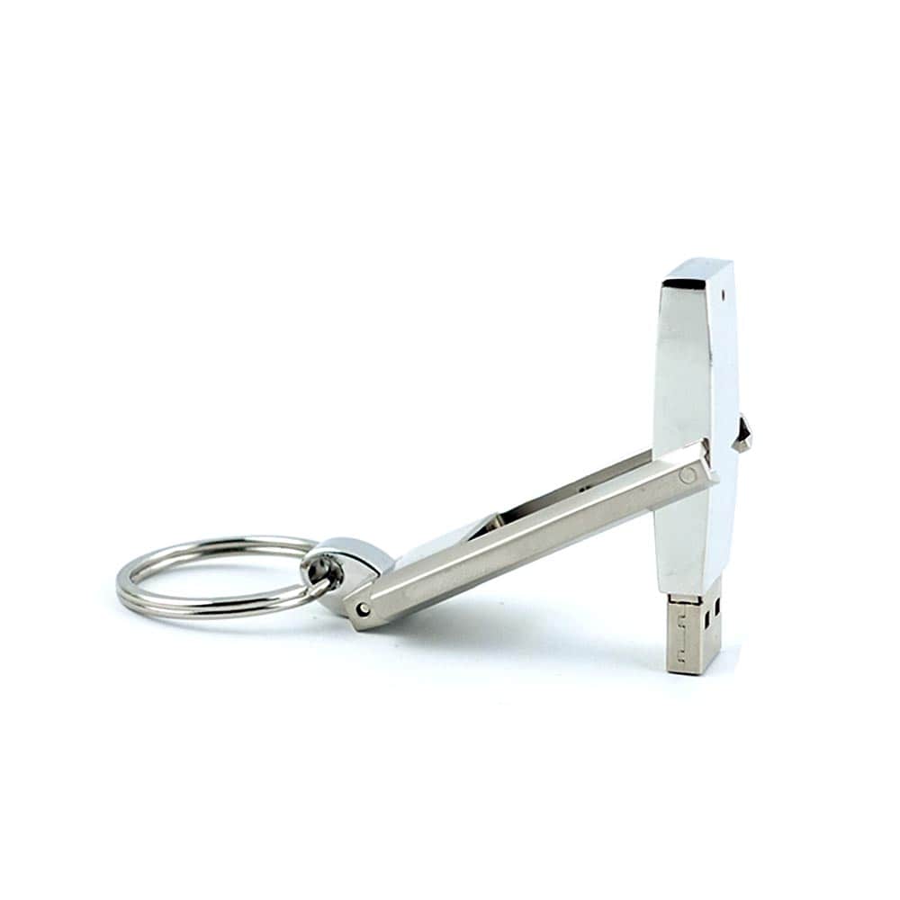 Metal USB Drive Keychain Engraved | With Your Business Name or Logo