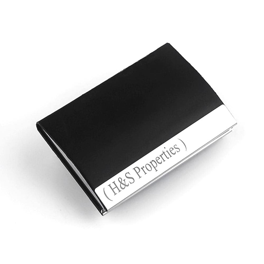 Leather Visiting Cards Holder | With Your Business Name or Logo