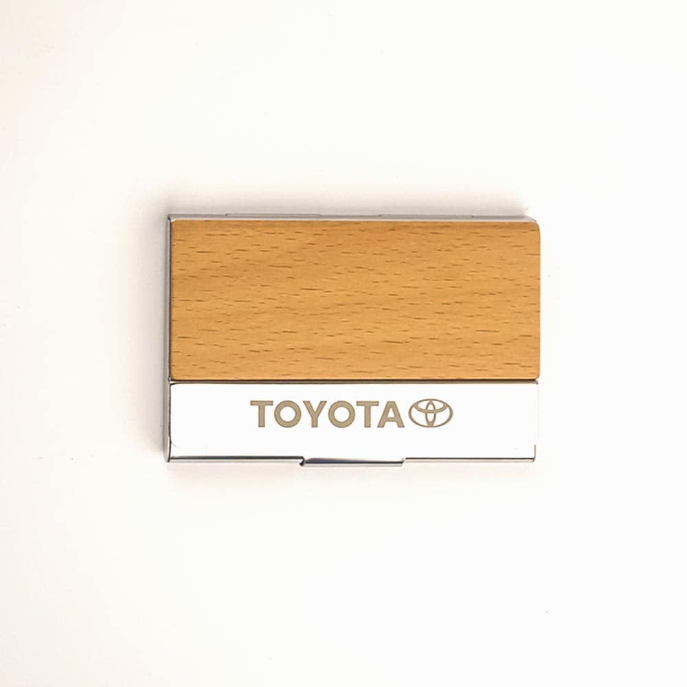 Wooden Visiting Cards Holder | With Your Business Name or Logo