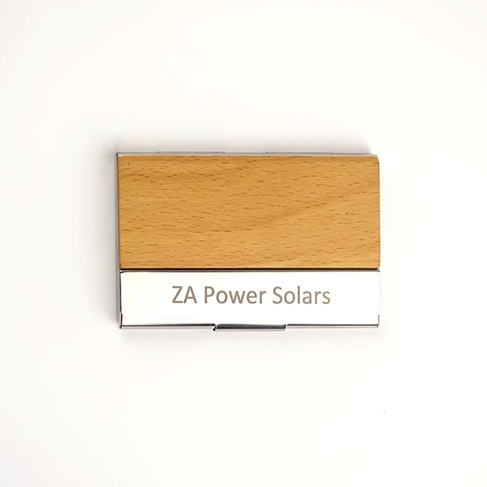 Wooden Visiting Cards Holder | With Your Business Name or Logo