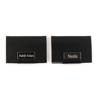 Magnetic Closing Visiting Cards Holder | With Your Business Name or Logo