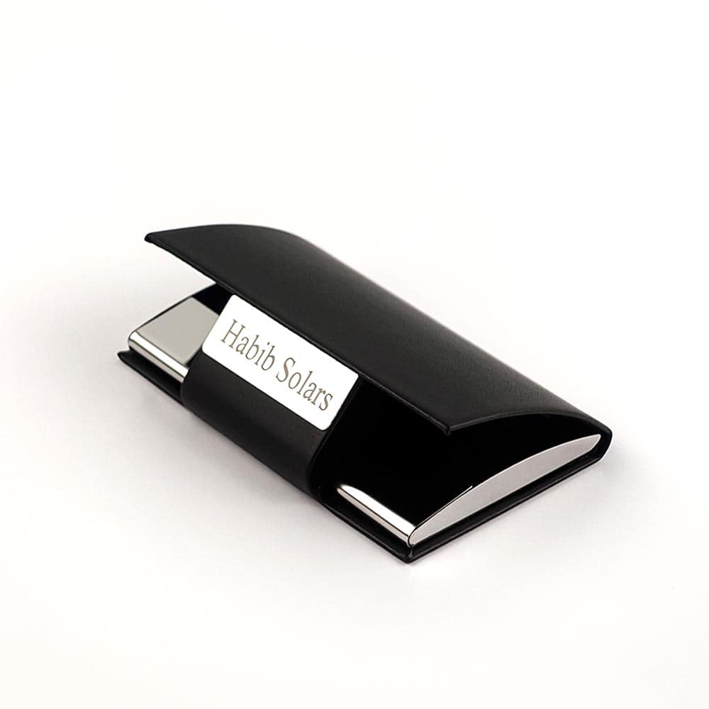 Magnetic Closing Visiting Cards Holder | With Your Business Name or Logo