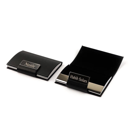 Magnetic Closing Visiting Cards Holder | With Your Business Name or Logo