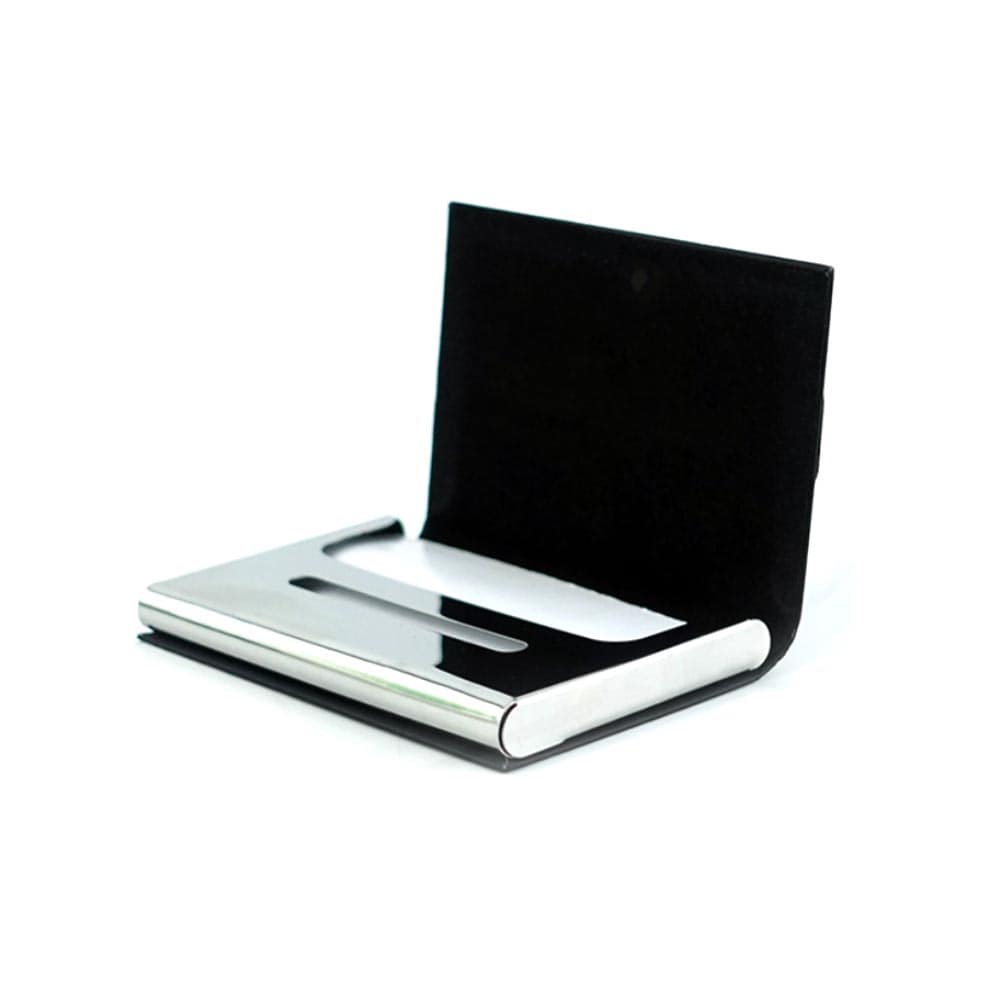 Leatherette Card Holder Engraved | Name or Logo With Your Business