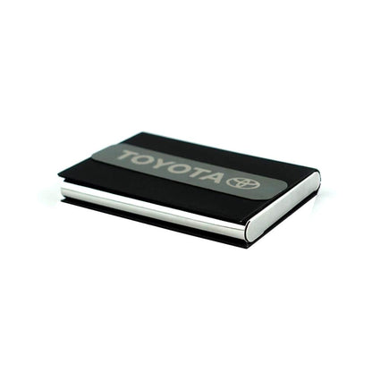 Leatherette Card Holder Engraved | Name or Logo With Your Business