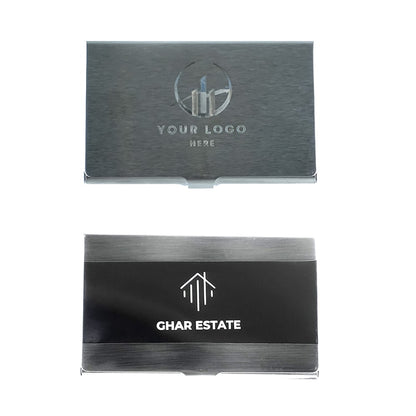 Metallic Premium Card Holder | With Your Business Name or Logo