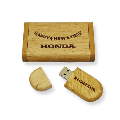 Wooden USB Drive With Box | With Your Business Name